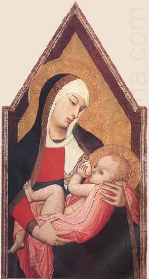 Ambrogio Lorenzetti Suckling Madonna china oil painting image